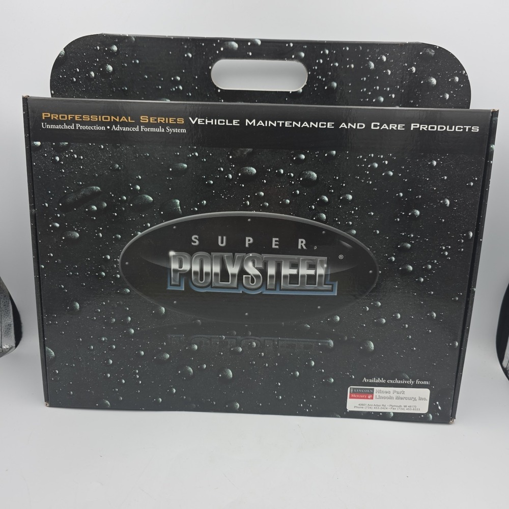 "SUPER POLYSTEEL" Professional Series Vehicle Maintenance & Care Products *NIB*